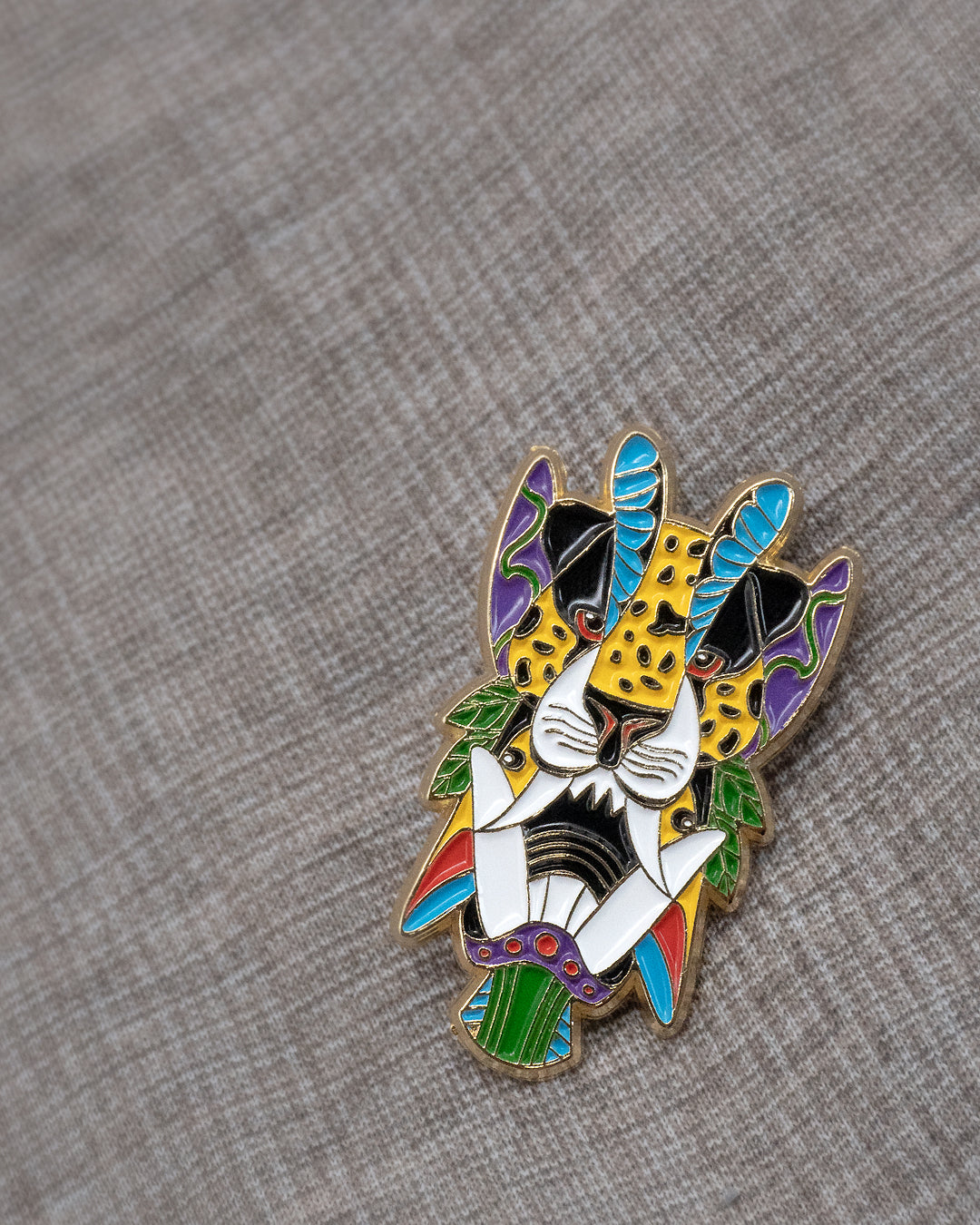 Boruca Mask Enamel Pin