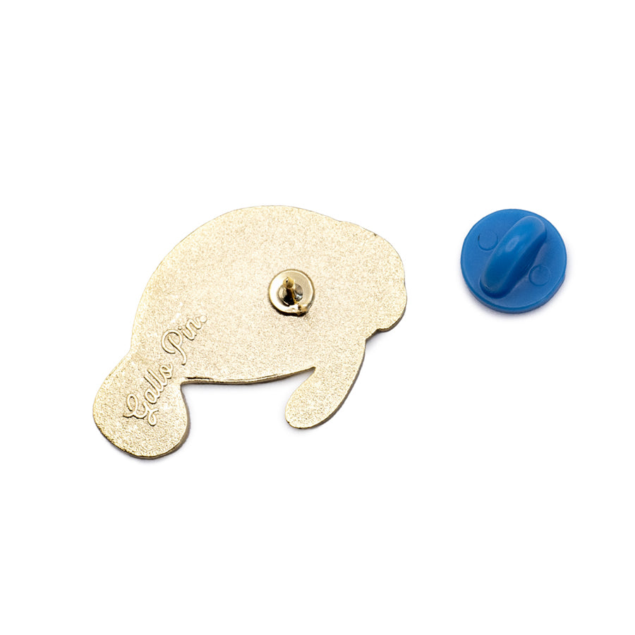 Manatee Enamel Pin