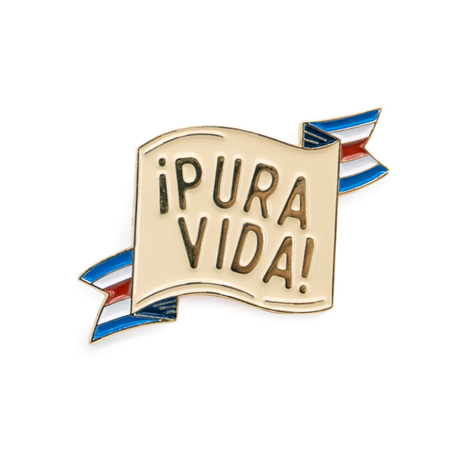 Pura Vida Enamel Pin