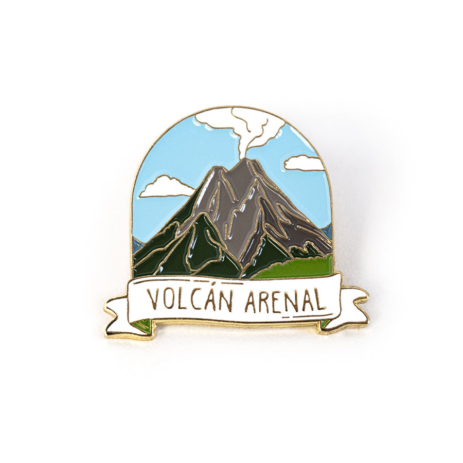 Arenal Volcano Enamel Pin