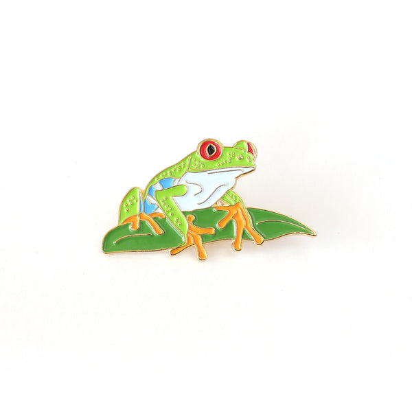 Red-eyed treefrog Enamel Pin
