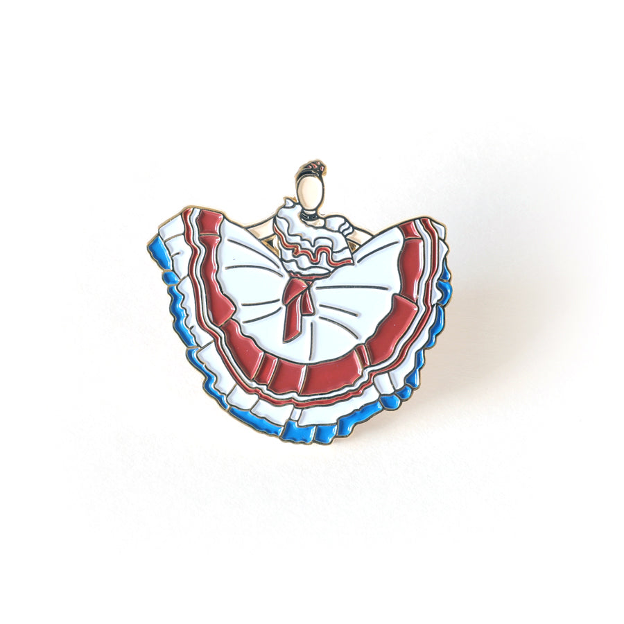 Pin Traje Típico Costarricense (Mujer)