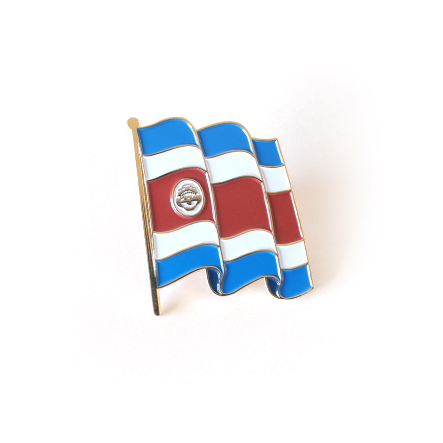 Costa Rica Flag Enamel Pin