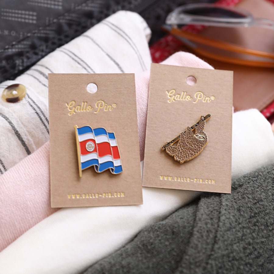 Costa Rica Flag Enamel Pin